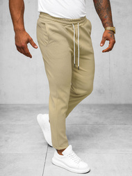 Herren Chino Hose Beige OZONEE O/K963SP