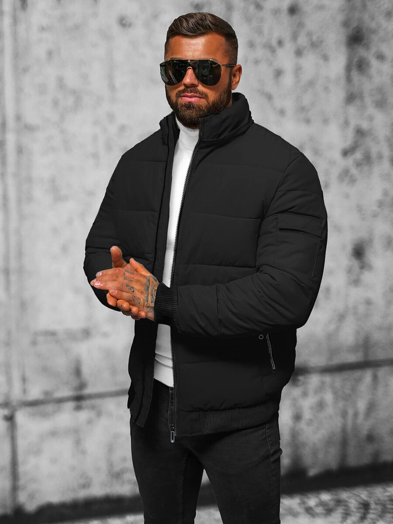 Herren Jacke Schwarz OZONEE JS/31M5006