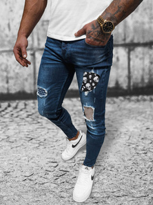 Herren Jeanshose Dunkelblau OZONEE NB/MP0015BS