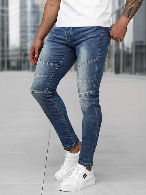 Herren Jeanshose Dunkelblau OZONEE NB/MP0082BS