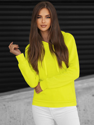 Damen Kapuzenpullover Gelb-Neon OZONEE JS/W02Z