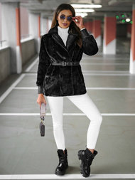 Damen Jacke Schwarz OZONEE JS/11Z8075Z