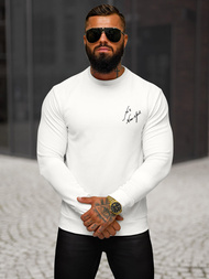 Herren Sweatshirt Weiß OZONEE O/P2031