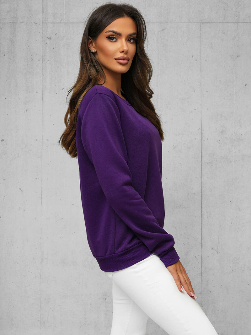 Damen Sweatshirt Violett OZONEE JS/W01Z