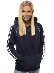 Damen Kapuzenpullover Marineblau OZONEE JS/JK88117/25