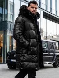 Herren Winterjacke Schwarz OZONEE O/M800Z