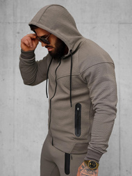 Herren Sportanzug Beige-Grau OZONEE O/FF3705AB