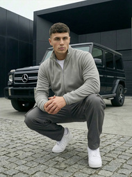 Herren Sweatshirt Grau OZONEE JS/HH016/2
