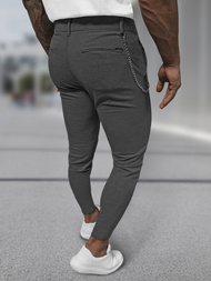 Herren Chino Hose Anthrazit OZONEE DJ/3300