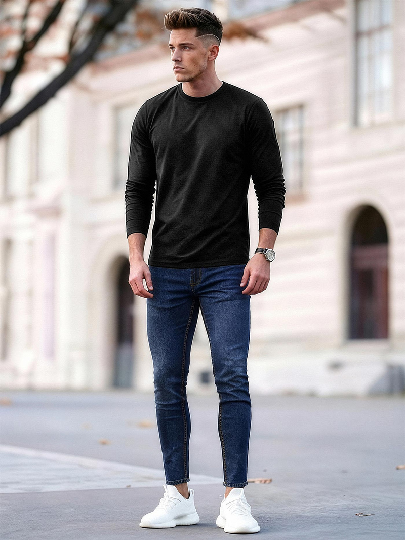 Herren Jeanshose Dunkelblau OZONEE O/JK2951Z