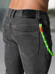 Herren Jeanshose Anthrazit OZONEE NB/MP0191G