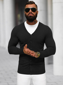 Herren Pullover Schwarz OZONEE NB/MM6006/4Z