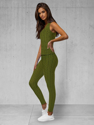 Zweiteiliges Trainingsanzug-Set Khaki OZONEE JS/YW88037/7Z