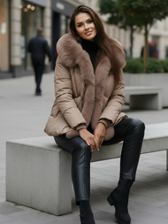 Damen Jacke Dunkelbeige OZONEE O/16M9179/84