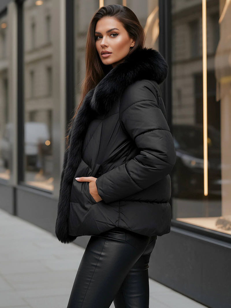 Damen Jacke Schwarz OZONEE O/16M9179/392