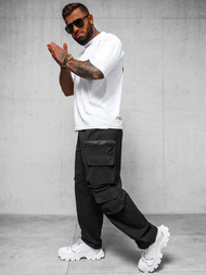 Herren Hose Schwarz OZONEE O/PS5526