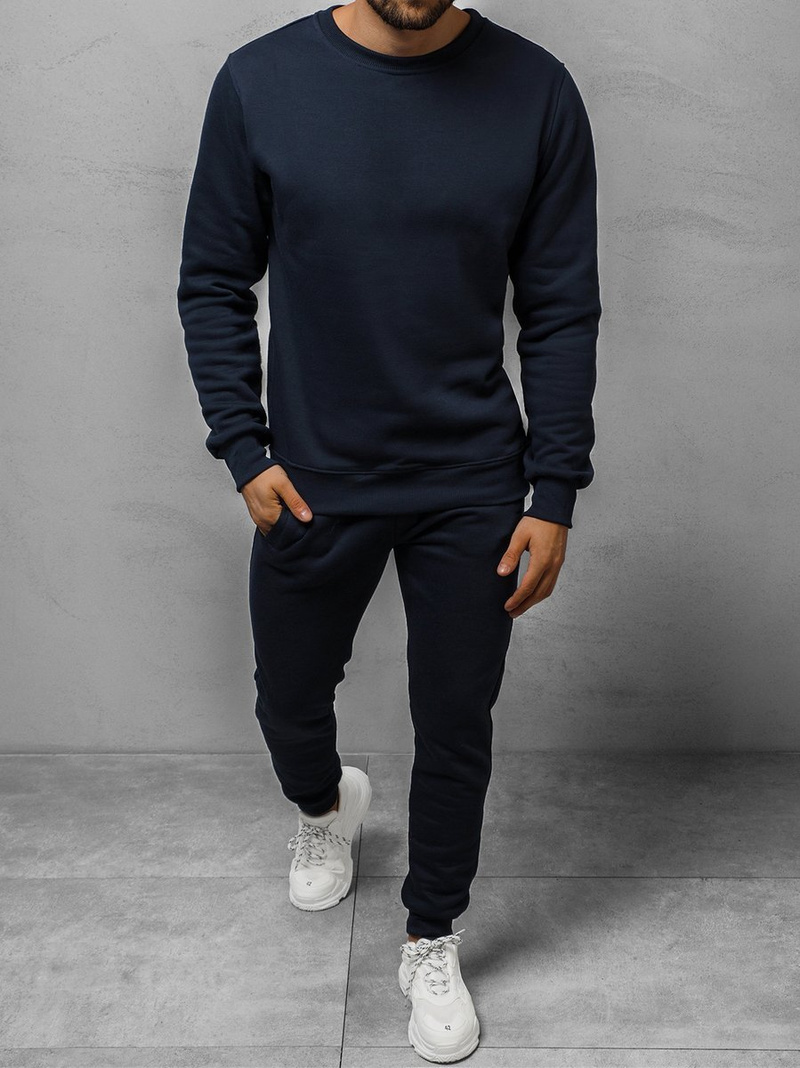 Herren Trainingsanzug Dunkelblau OZONEE 09