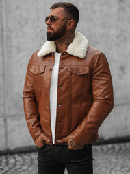 Herren Lederjacke Camel OZONEE O/8830/3