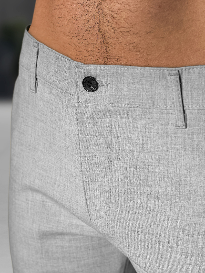 Herren Chino Shorts Grau OZONEE DJ/4400
