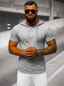 Herren T-shirt Grau OZONEE JS/8T89/2