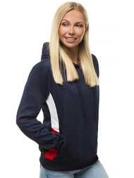 Damen Kapuzenpullover Marineblau OZONEE JS/JK88125/25