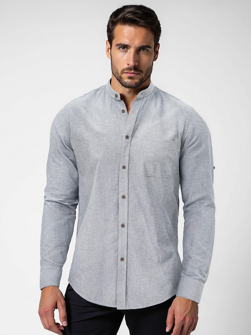 Herren Hemd Blau OZONEE O/V171