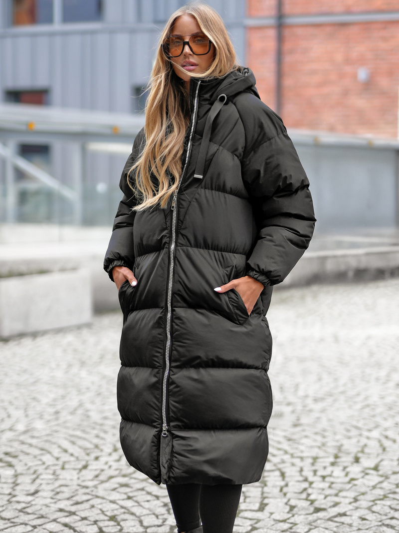 Damen Jacke Schwarz OZONEE JS/5M3163/392Z