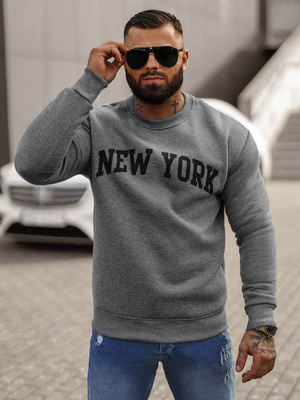 Herren Sweatshirt Dunkelgrau OZONEE JS/8B1362/5