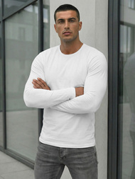 Herren Longsleeve Weiß OZONEE JS/DB71/2