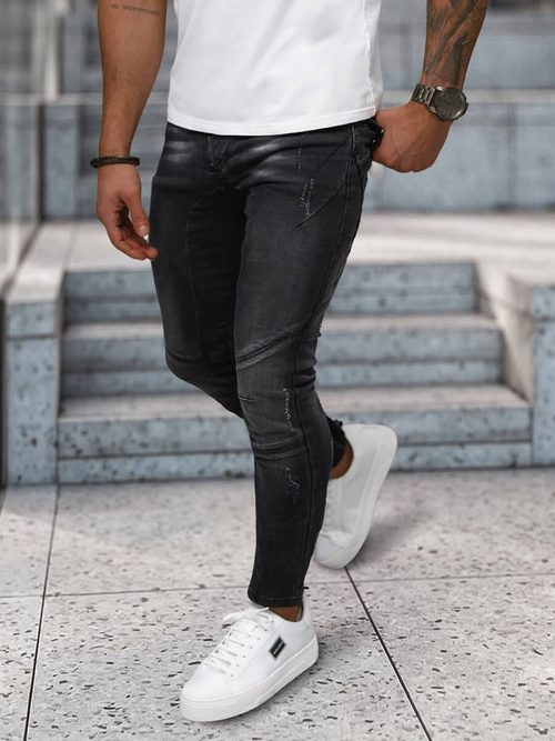 Herren Jeanshose Schwarz OZONEE NB/MP0025NZ