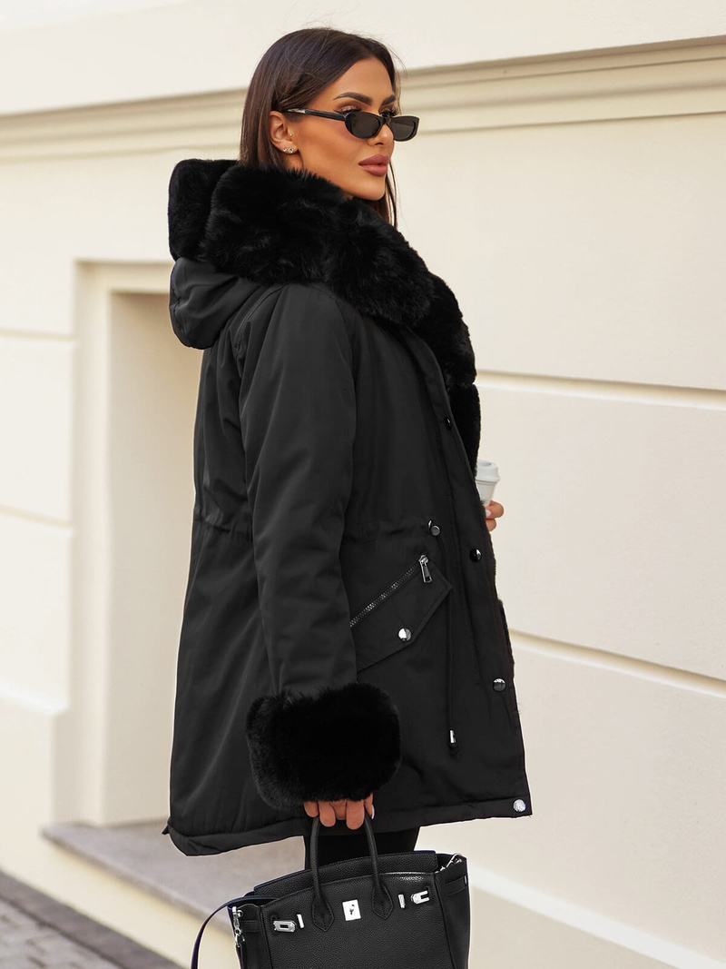 Damen Jacke Schwarz OZONEE JS/16M9062/392Z