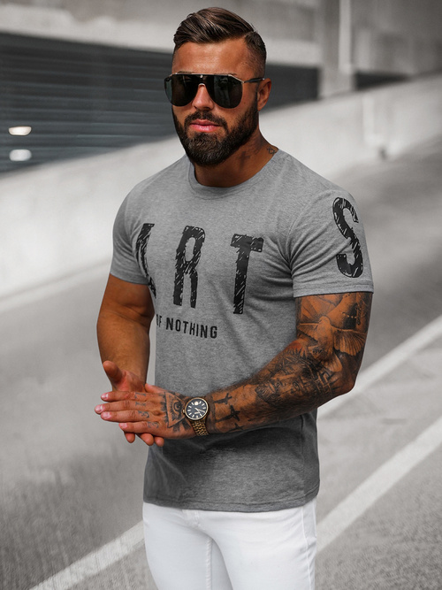 Herren T-shirt Anthrazit OZONEE O/8T1263/5