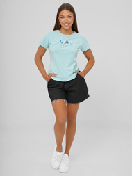 Damen T-shirt Hellblau OZONEE JS/RJ77542