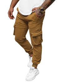 Herren Chino Jogger Dunkelcamel OZONEE NB/MP0105KSZ