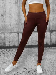 Damen Leggings Braun OZONEE O/YY9282
