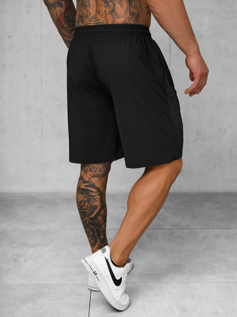 Sportshorts für Herren Schwarz OZONEE JS/12K1803/3