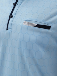 Herren Poloshirt Blau OZONEE O/QQ923