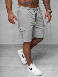 Herren Sportshorts Grau OZONEE JS/8K218/2