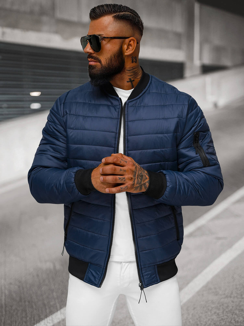 Herren Jacke Dunkelblau OZONEE JS/MY02Z