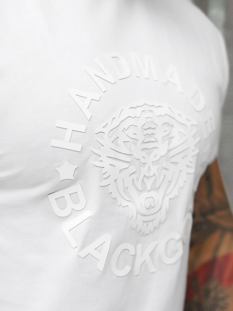 Herren T-shirt Weiß OZONEE NB/MT3019/02Z