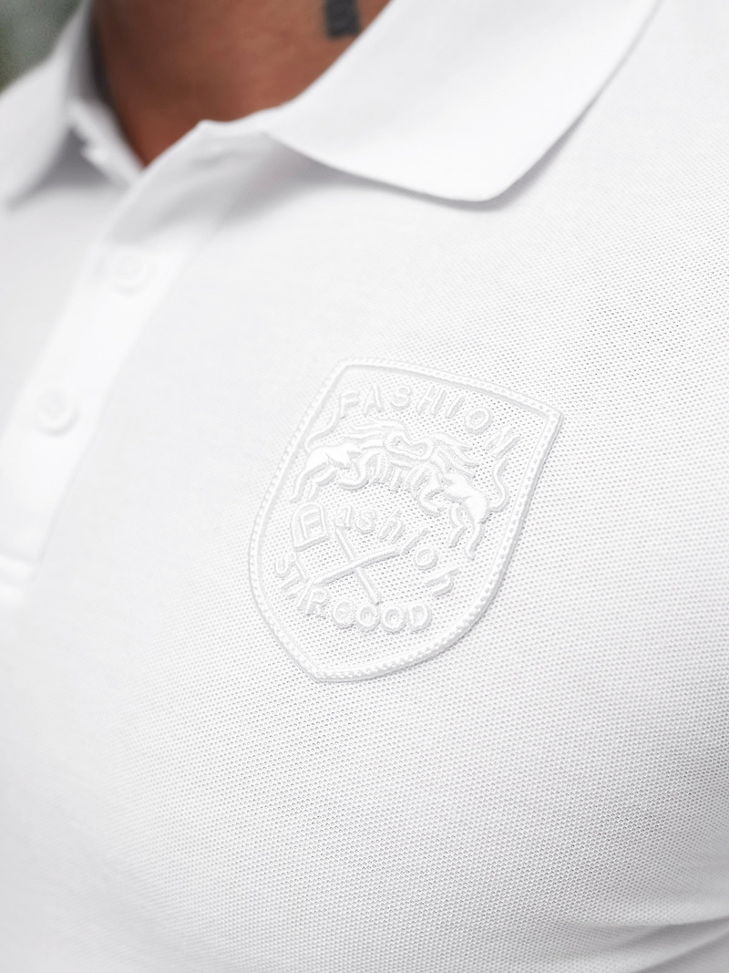 Herren Poloshirt Weiß OZONEE NB/MT3142