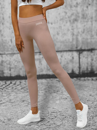 Damen Leggings Beige OZONEE O/FJ8066