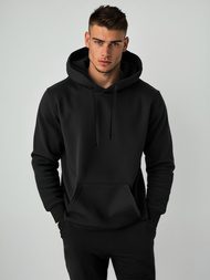 Herren Kapuzenpullover Schwarz OZONEE JS/2009Z