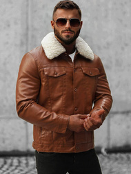 Herren Lederjacke Camel OZONEE O/8830/3