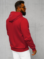 Herren Kapuzenpullover dunkelrote OZONEE JS/2008Z