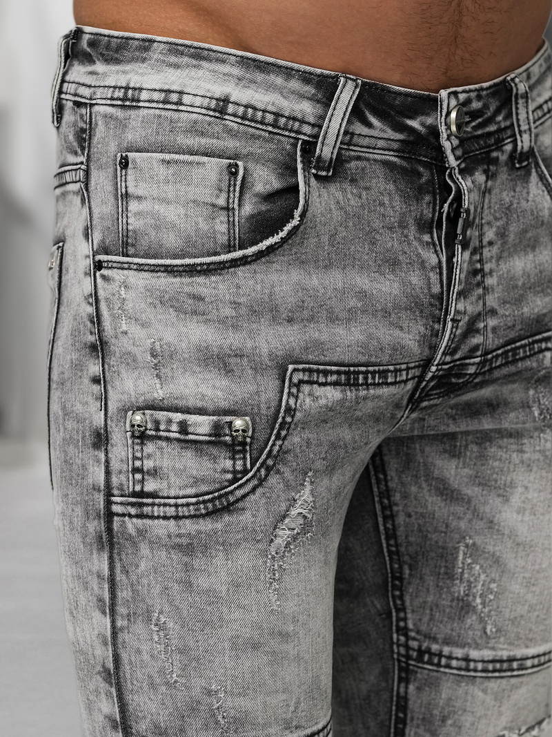 Herren Jeanshose Anthrazit OZONEE NB/MP0163NZ