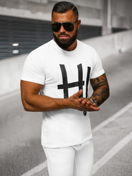 Herren T-shirt Weiß OZONEE O/T1261/1
