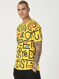 Herren T-Shirt Gelb OZONEE MR/21518