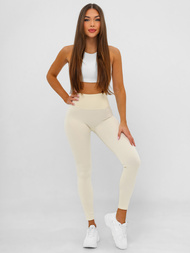 Damen Leggings Ecru JS/17K580/1