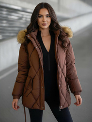 Damen Jacke Schokolade OZONEE JS/5M3329/158Z